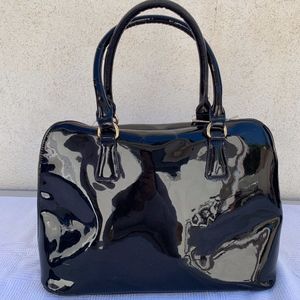 Black Patent Leather Forever 21 Purse